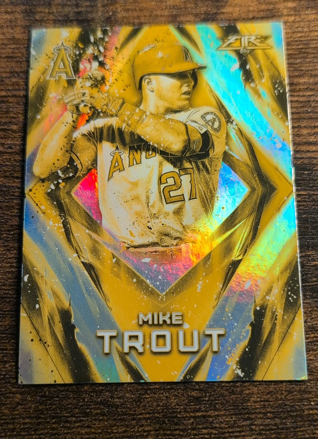 2017 Topps Fire Mike Trout #50