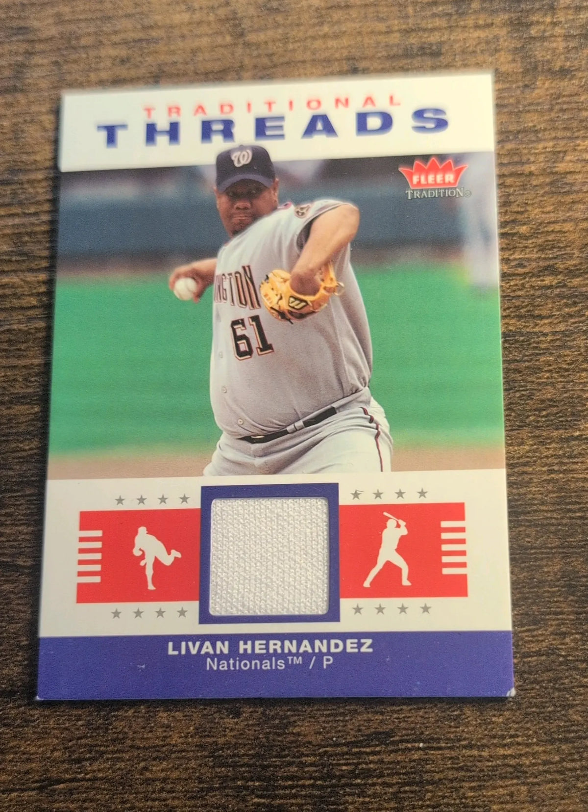 2006 Upper Deck Traditional Threads Livan Hernandez #TT-LH Game-Used