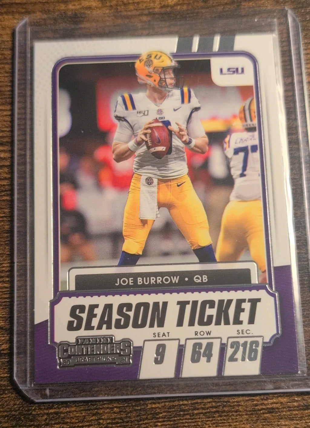 2021 Panini Contenders Draft Picks Season Ticket Joe Burrow #18