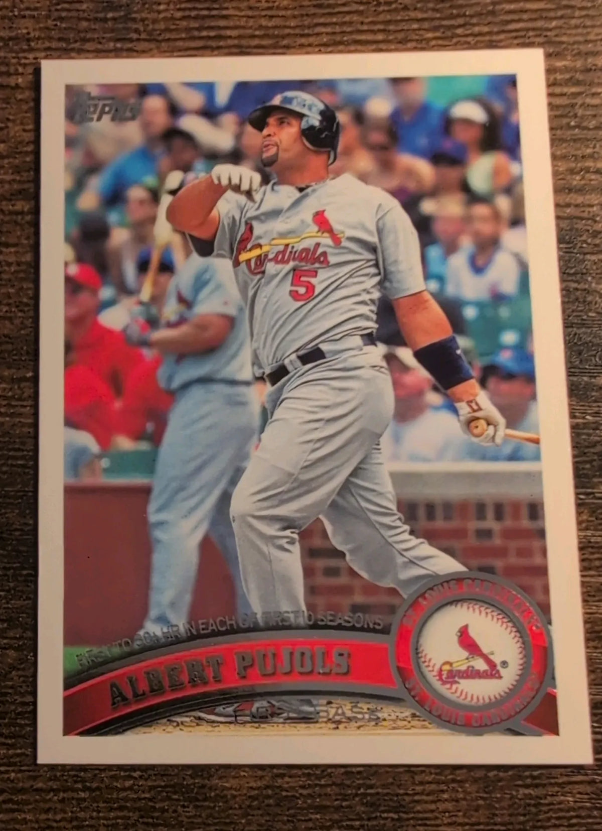2011 Topps Baseball Albert Pujols #547