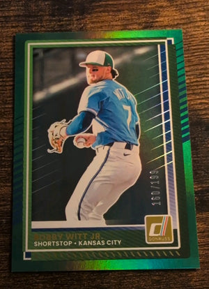 2025 Panini Donruss Bobby Witt Jr. #27 160/199 Baseball Card