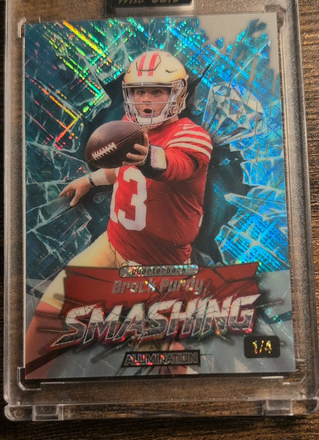 2026 Wild Card Alumination Smashing Brock Purdy JSMGV1-BP 1/4