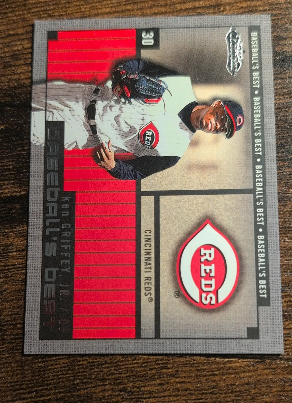 2002 Fleer Baseball's Best Ken Griffey Jr. #30 Cincinnati Reds