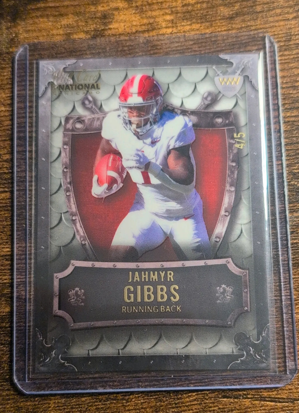 2023 Wild Card National Wild Weekend Warrior Jahmyr Gibbs #WWN-17 4/5