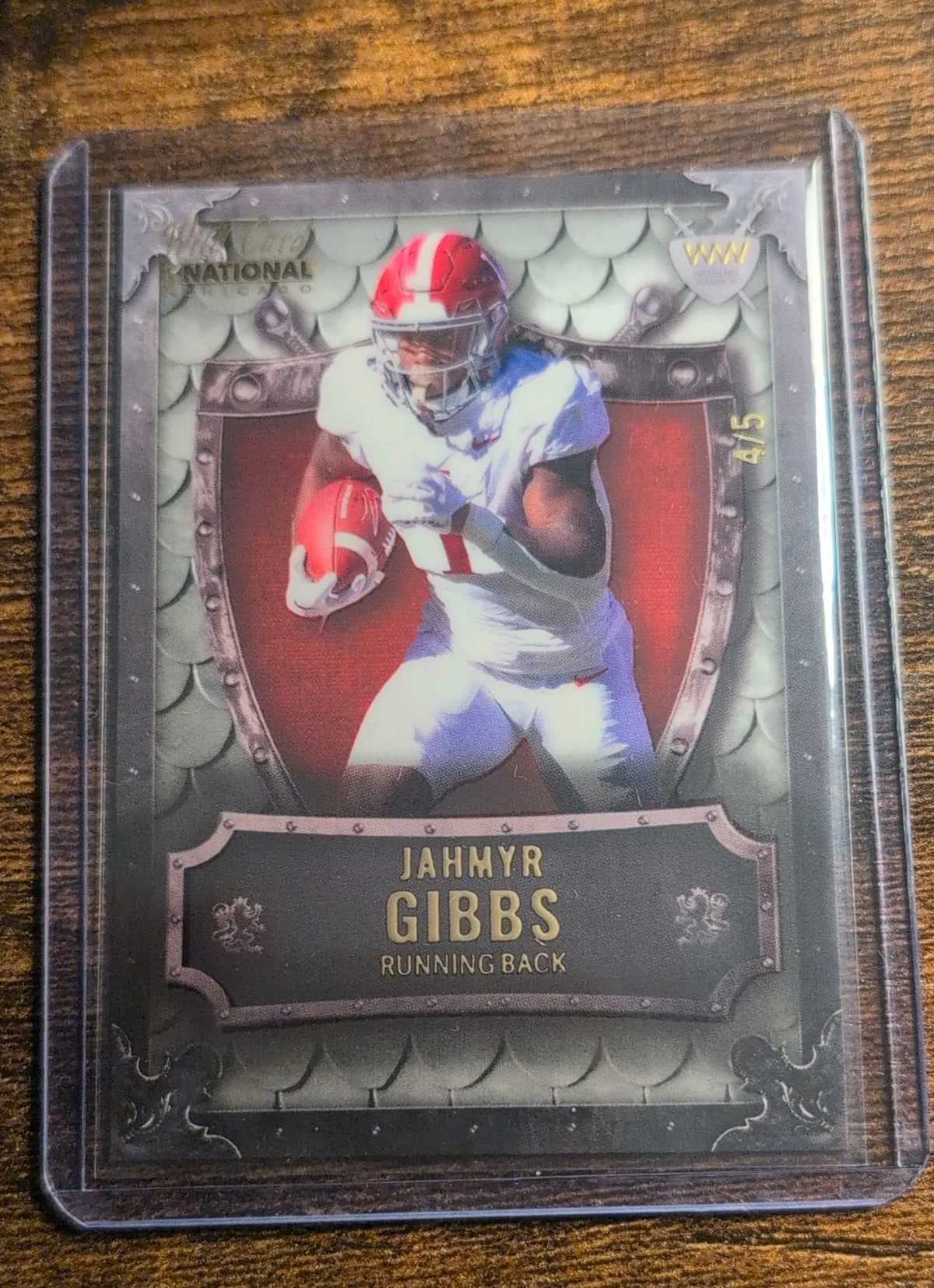 2023 Wild Card National Wild Weekend Warrior Jahmyr Gibbs #WWN-17 4/5