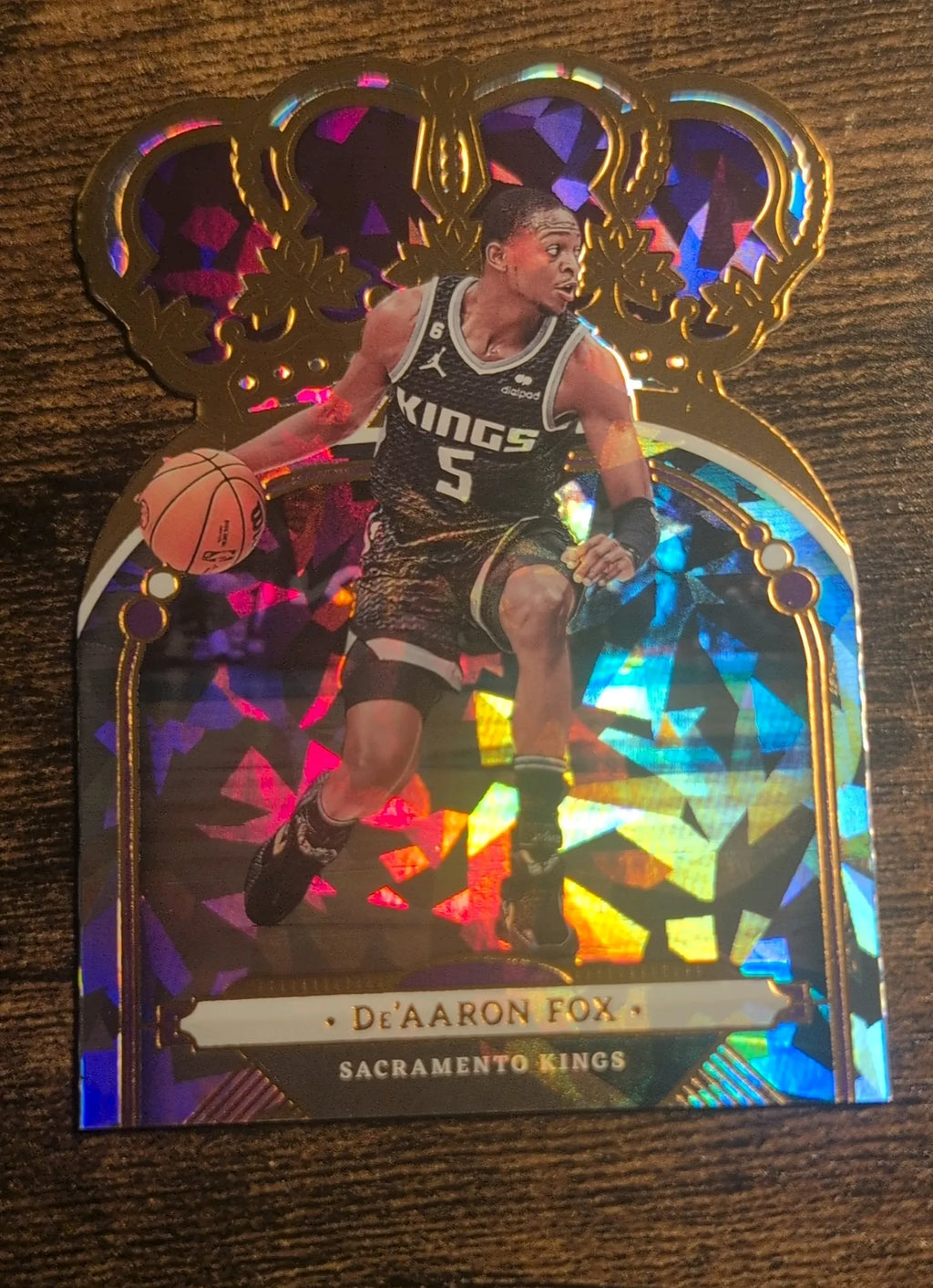 2022–23 Panini Crown Royale De’Aaron Fox #22