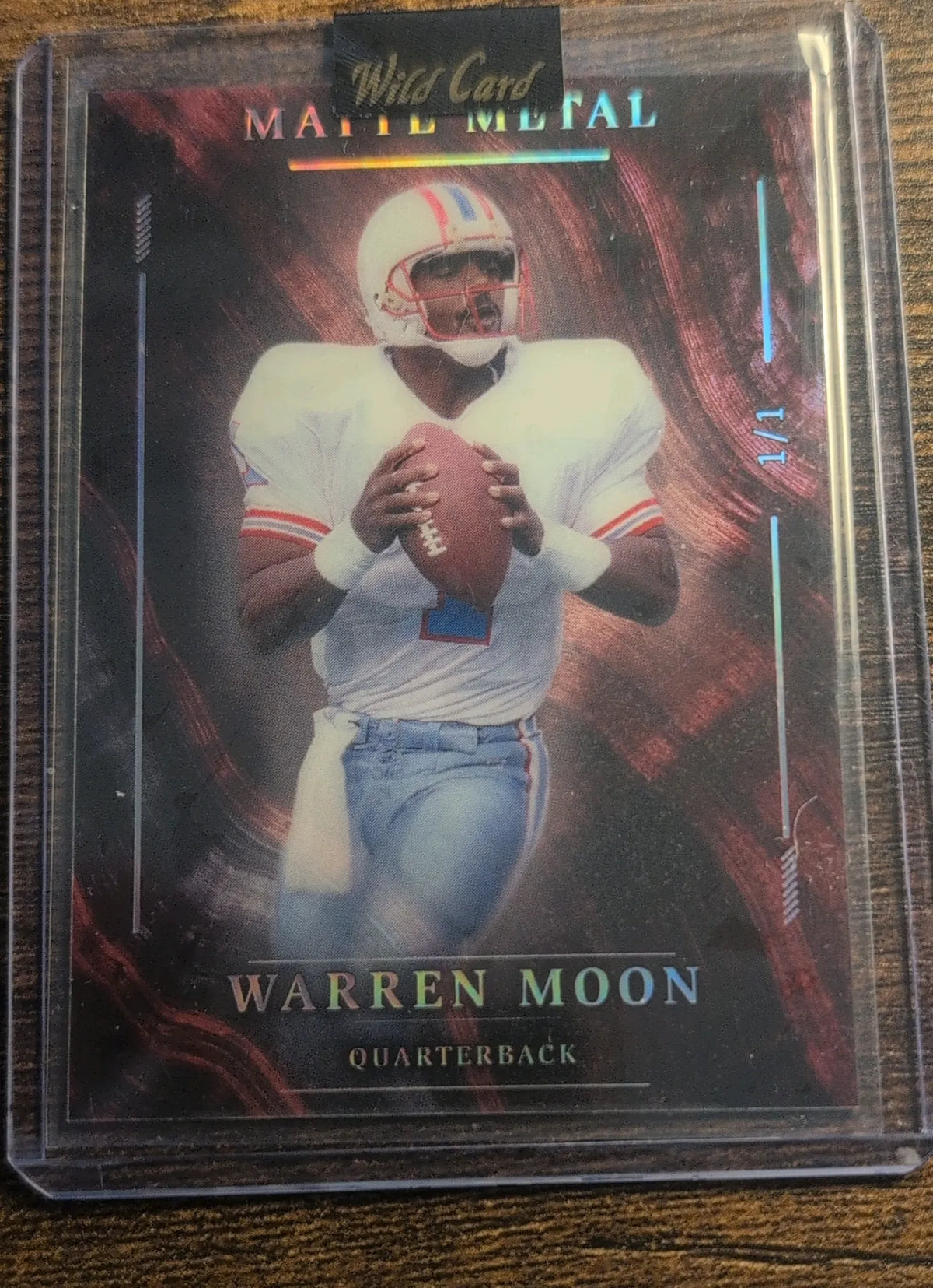 2026 Wild Card Matte Metal Warren Moon MMPRGa1-WM 1/1