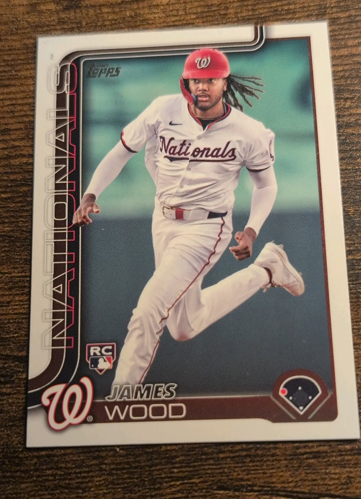 2025 Topps Series One James Wood RC #181