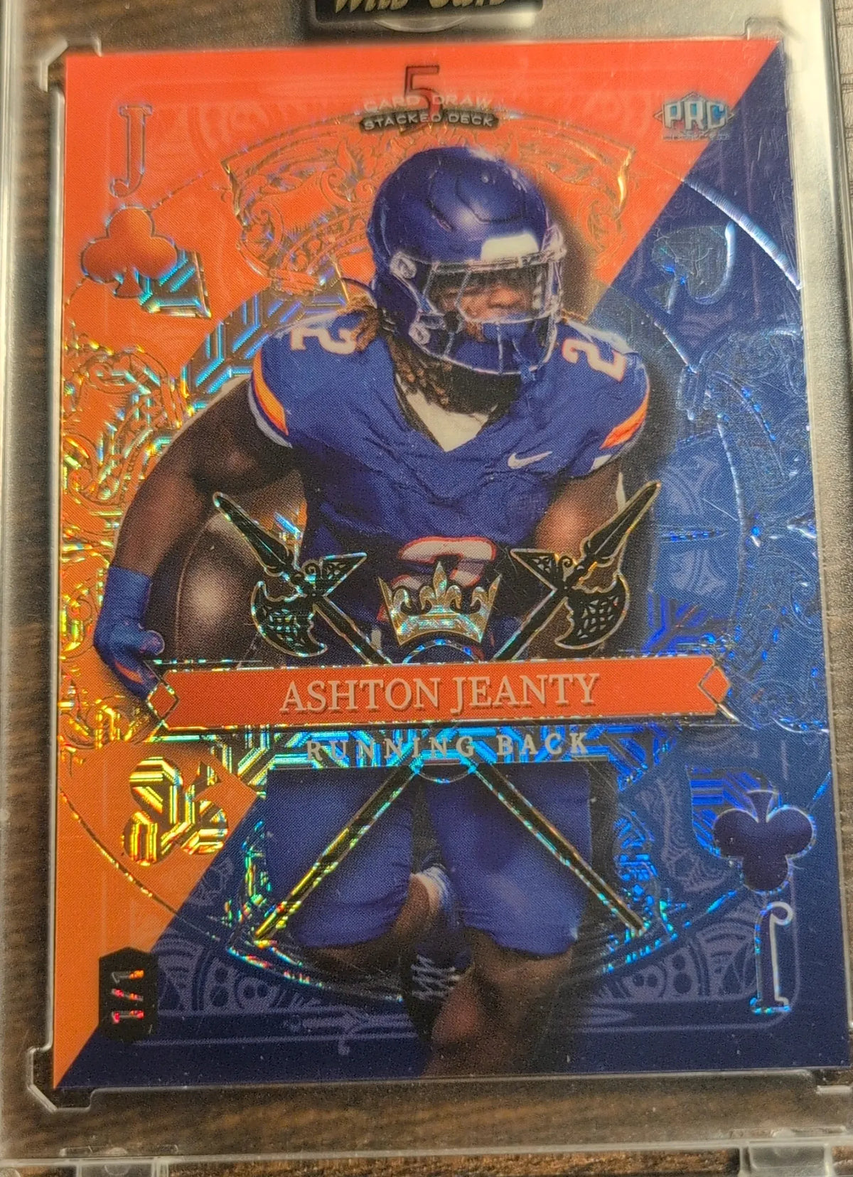 2024 Wild Card 5 Card Draw Stacked Deck Ashton Jeanty 1/1