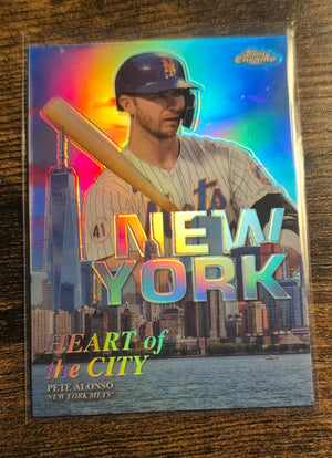 2022 Topps Chrome Heart of the City Pete Alonso #HOC-4 New York Mets
