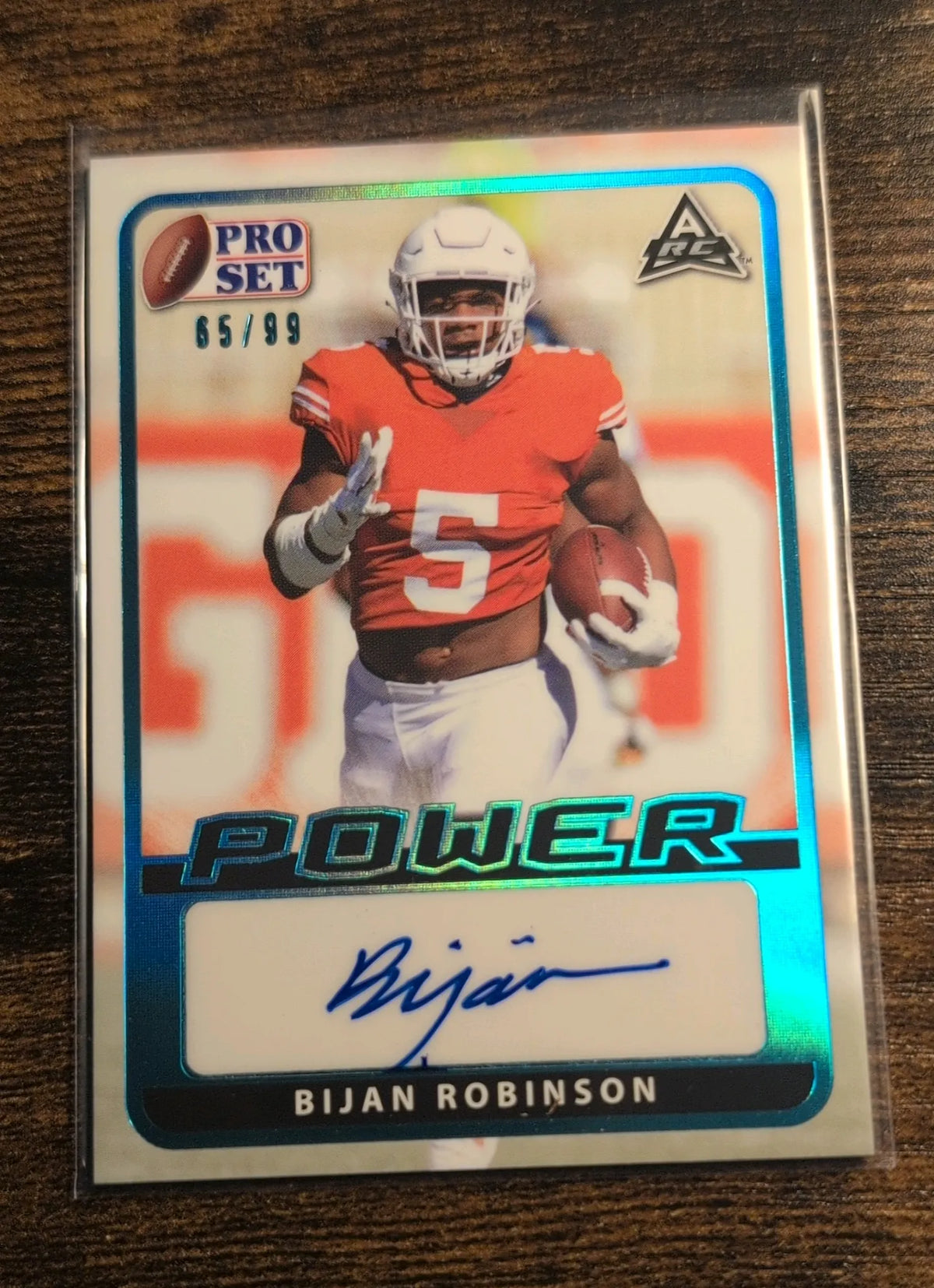 2021 Leaf Pro Set Power Bijan Robinson Auto #BA-BR1 65/99