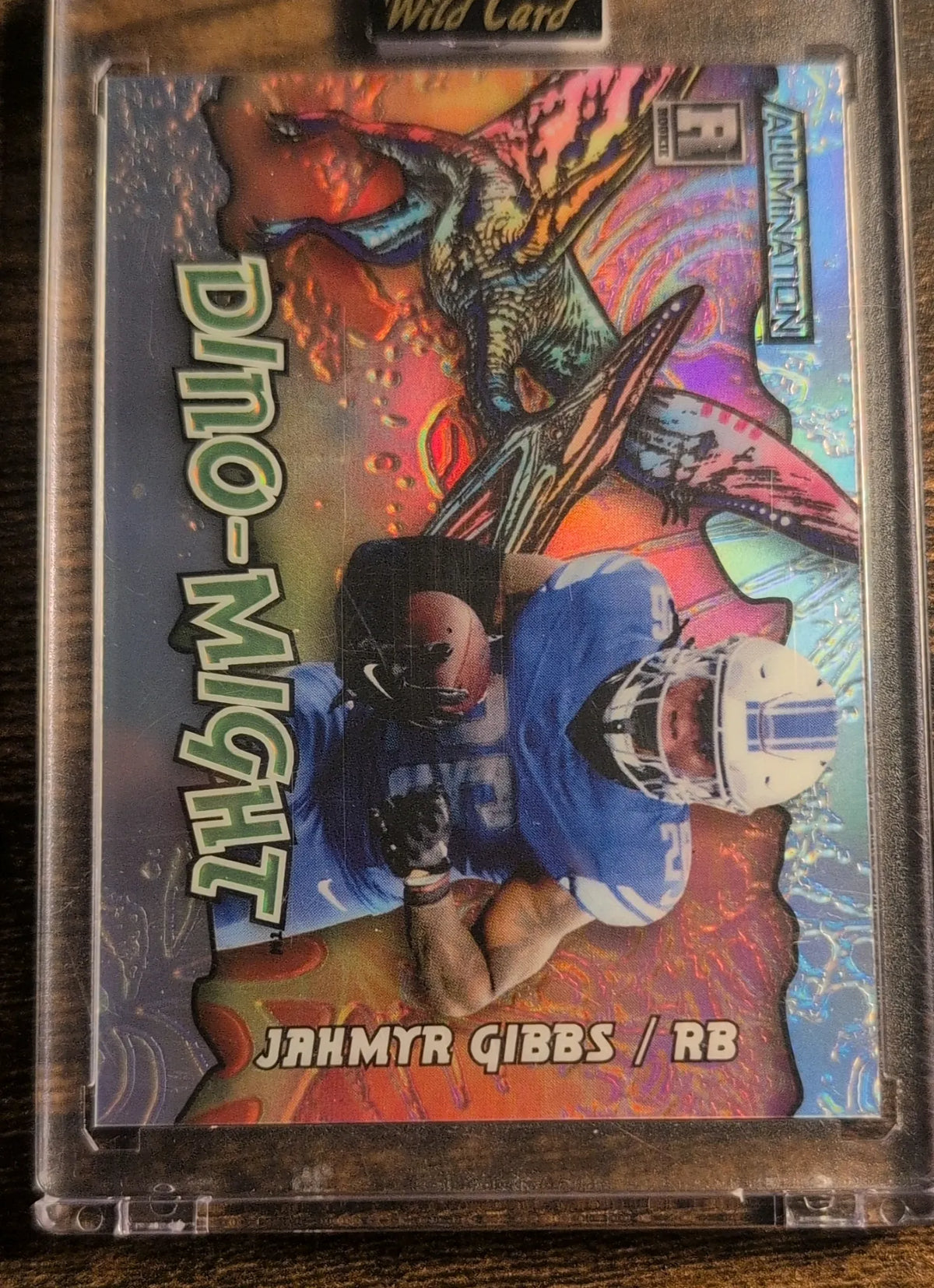 2023 Wild Card Alumination Dino-Might Jahmyr Gibbs #AD-JG 33/50
