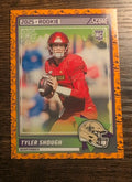 2025 Panini Score Tyler Shough Rookie #71 Halloween Parallel