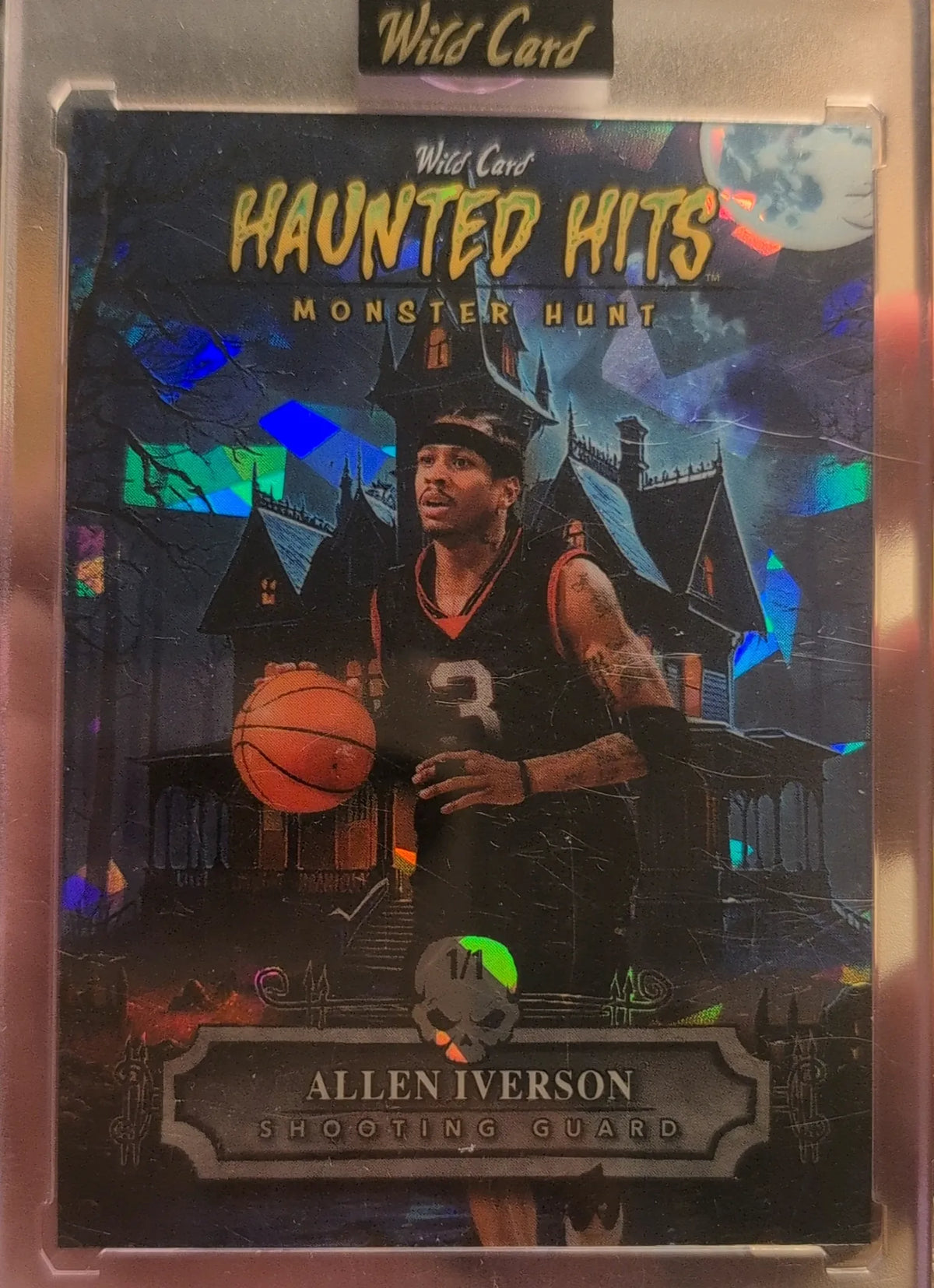 2025 Wild Card Haunted Hits Monster Hunt Allen Iverson HHH-AI 1/1