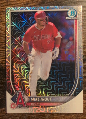 2025 Bowman Chrome Mike Trout #1 Mojo Refractor