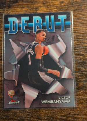 2023-24 Topps Finest Victor Wembanyama Debut RC #D-1 San Antonio Spurs