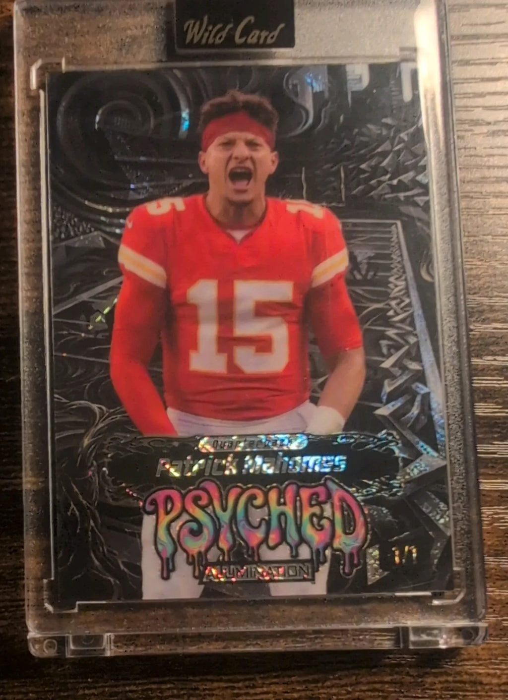 2026 Wild Card Alumination Psyched Patrick Mahomes #JPBK4-PM 1/1