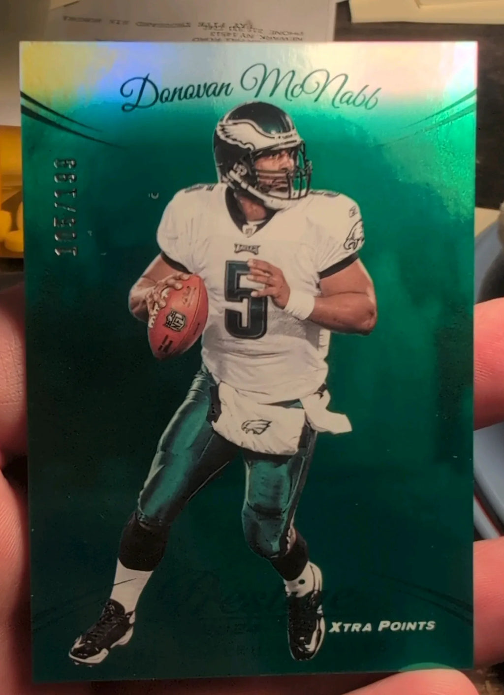 2024 Panini Prestige Donovan McNabb #246 Xtra Points Green 105/199