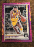 2025–26 Panini Donruss Optic Magic Johnson #141 Pink Velocity 265/275