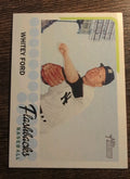 2016 Topps Heritage Baseball Flashbacks Whitey Ford #BF-WF New York Yankees