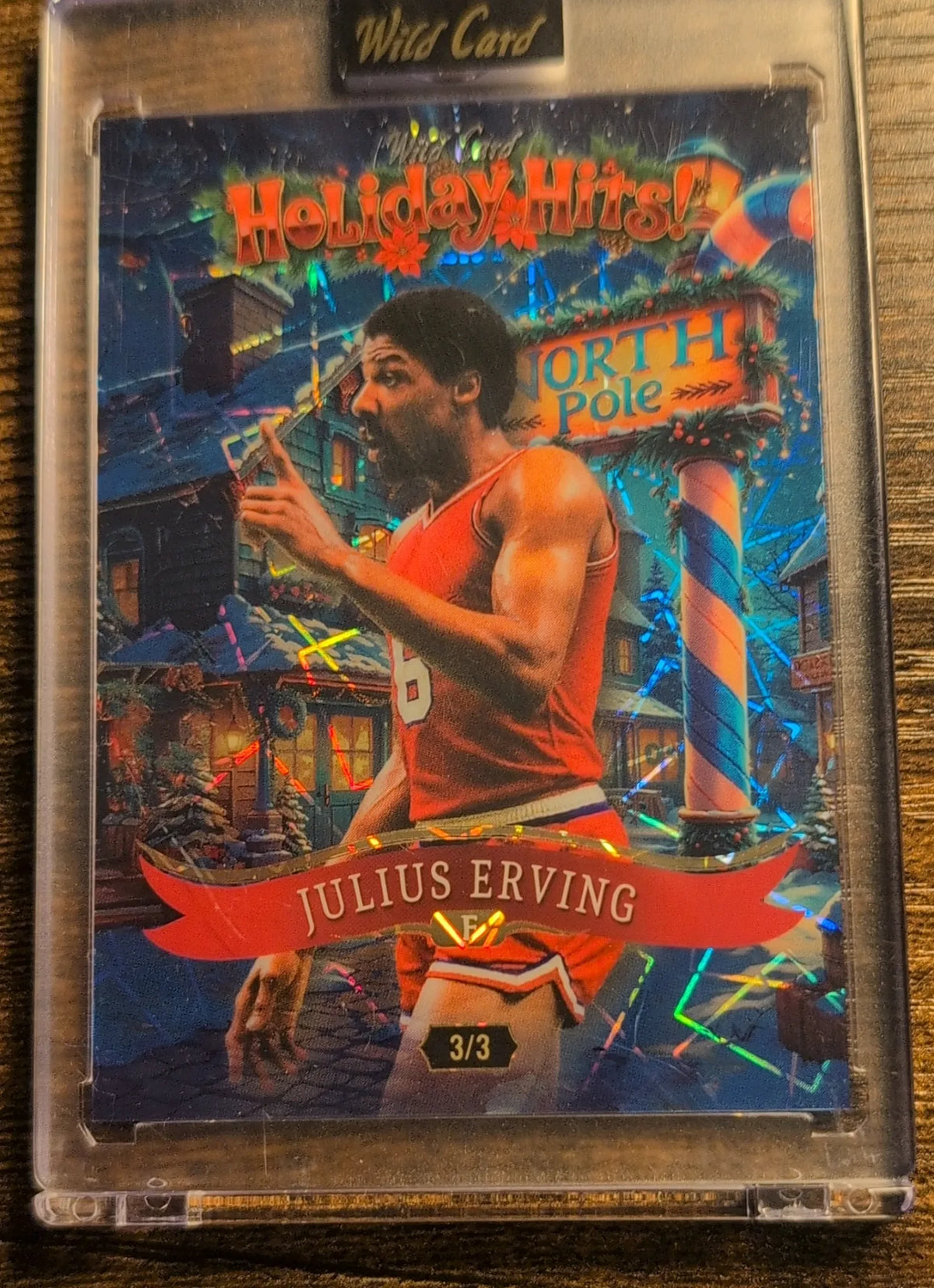 2025 Wild Card Holiday Hits! Julius Erving #HHb1-JE 3/3