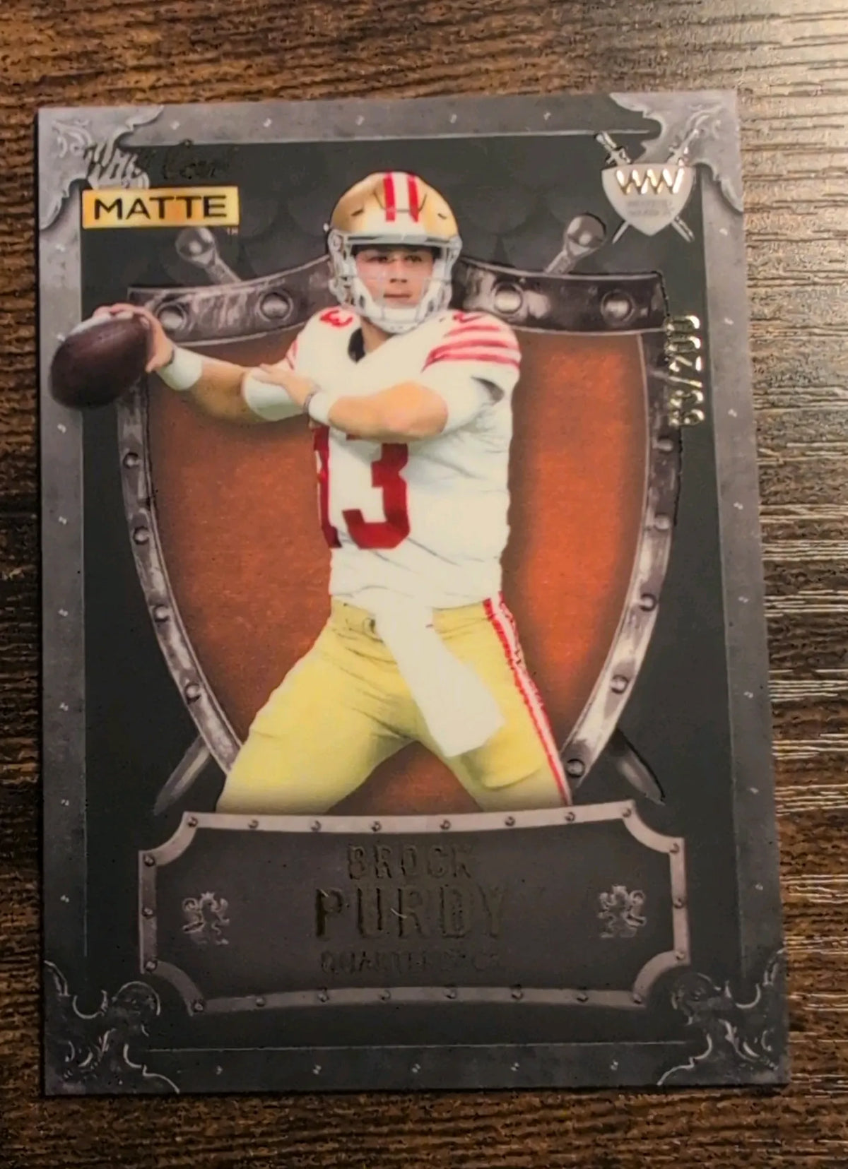2022 Wild Card Matte Brock Purdy Weekend Warrior #WWU-51 63/200