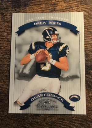 2002 Donruss Classics Drew Brees #91 San Diego Chargers