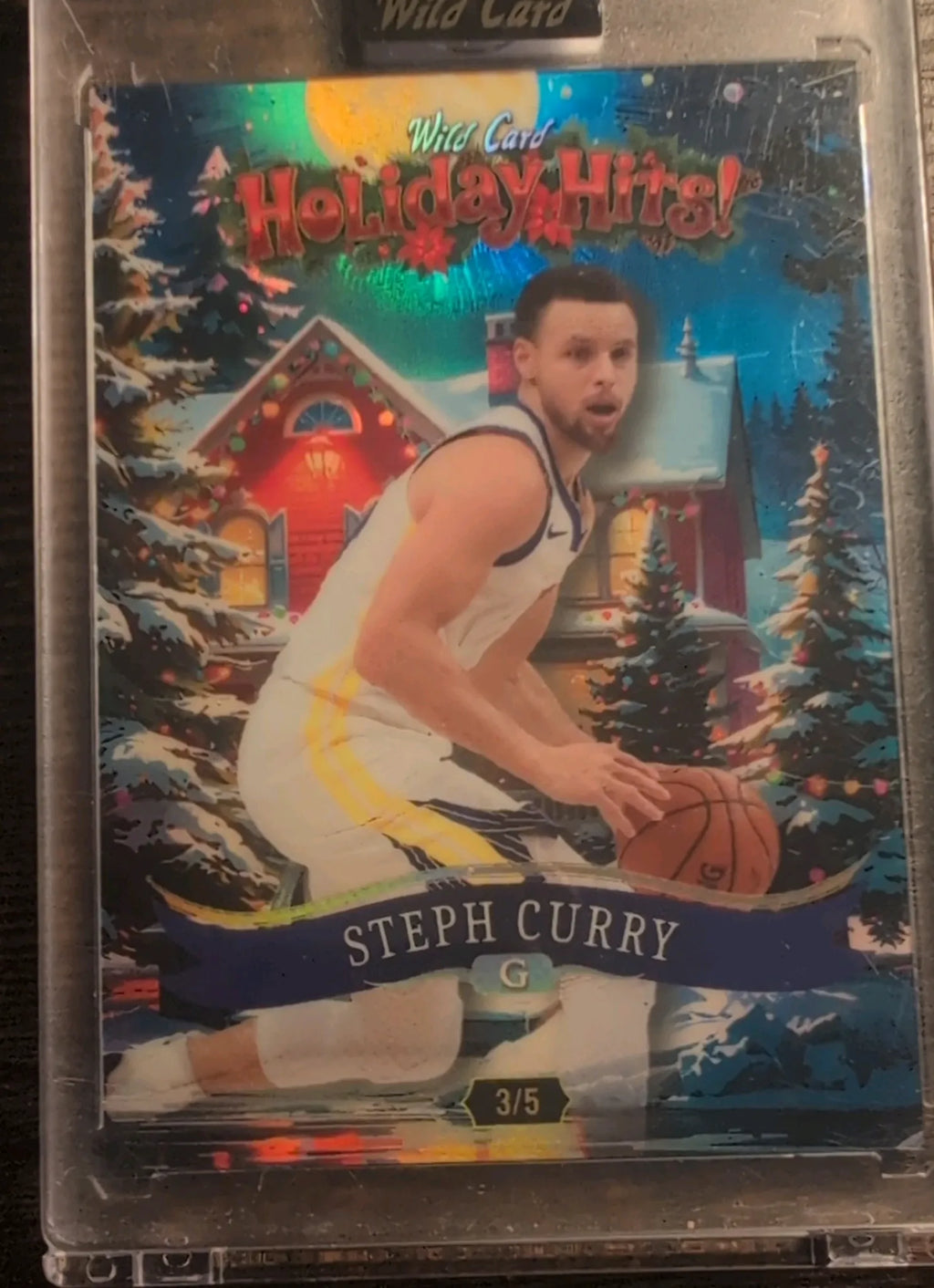 2025 Wild Card Holiday Hits! Steph Curry #HHa4-SC Numbered 3/5