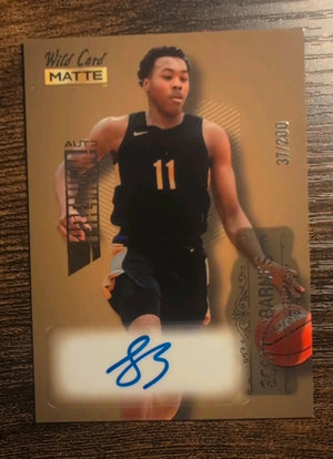 2022 Wild Card Matte Scottie Barnes Autograph 37/200