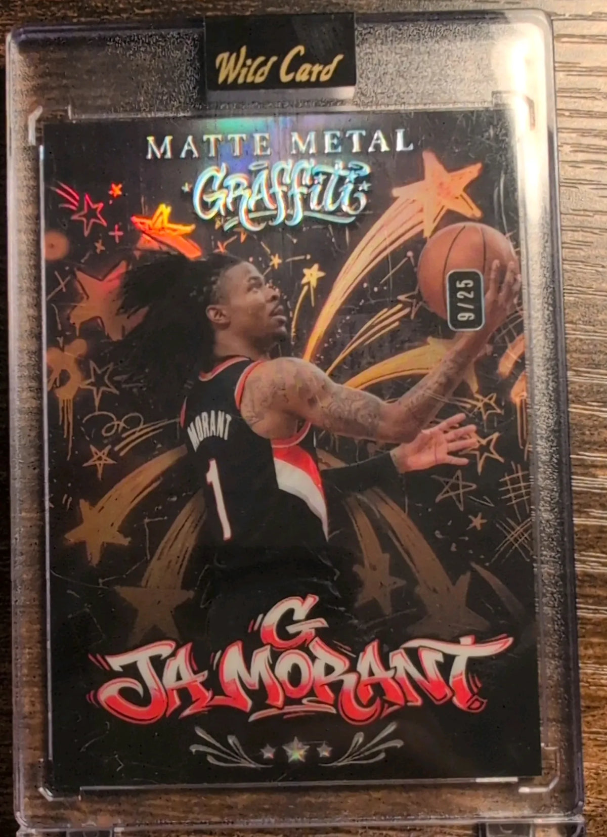 2026 Wild Card Matte Metal Graffiti Ja Morant #MMGB01-JM 9/25