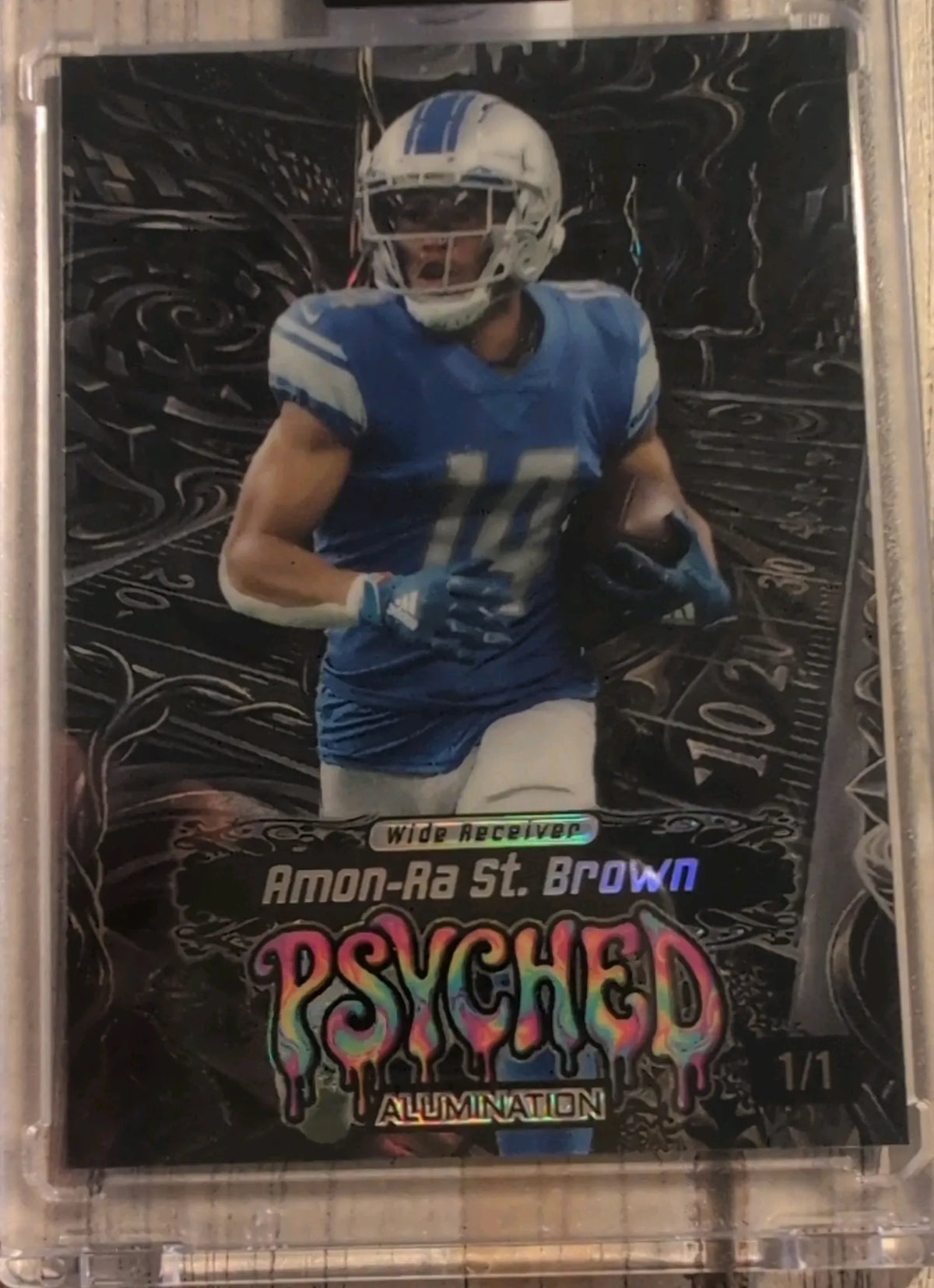 2026 Wild Card Alumination Psyched Amon-Ra St. Brown #JPBK3-AS 1/1