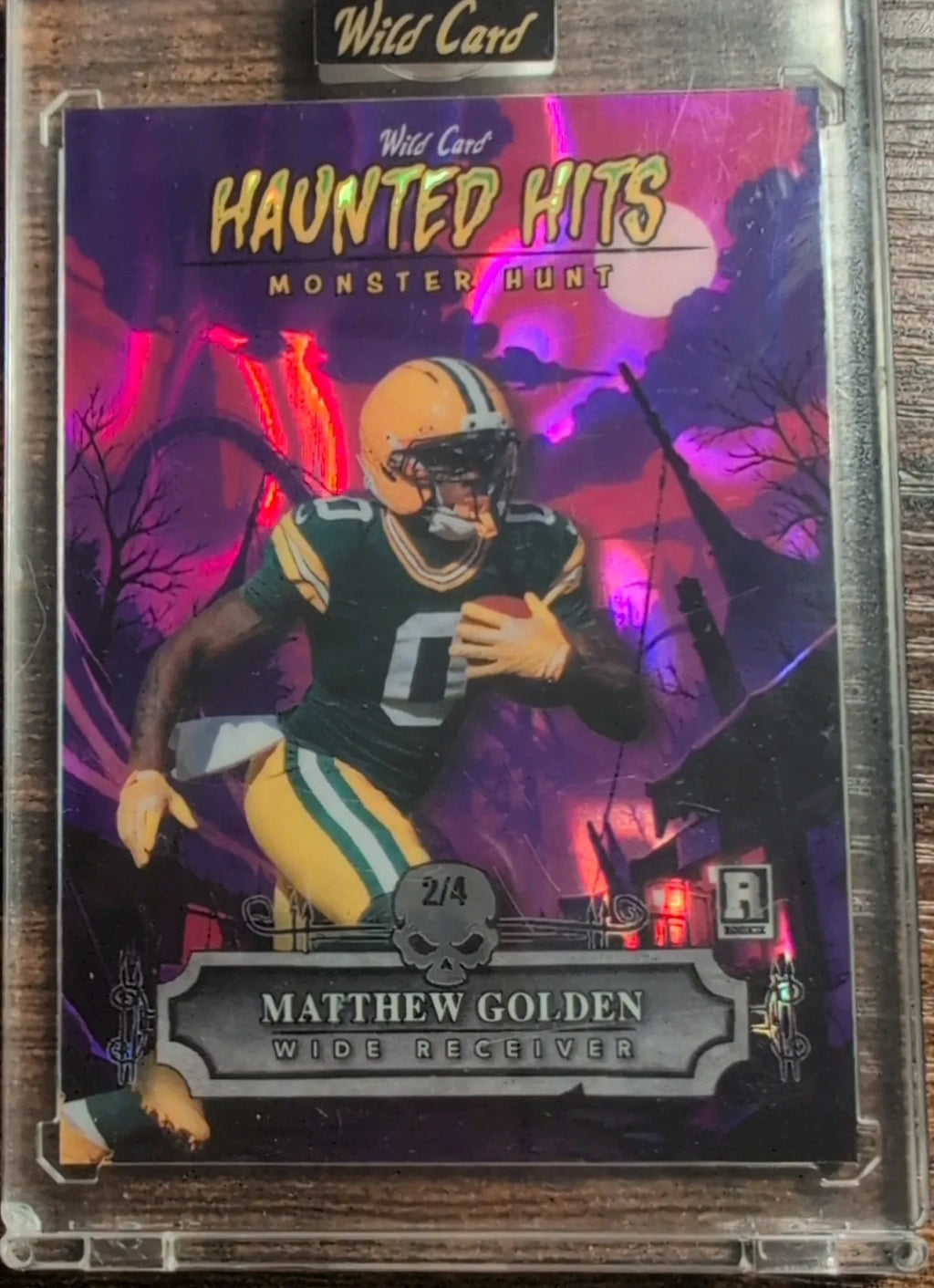 2025 Wild Card Haunted Hits Monster Hunt Matthew Golden RC #HHCA-MG 2/4