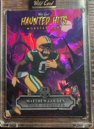 2025 Wild Card Haunted Hits Monster Hunt Matthew Golden RC #HHCA-MG 2/4