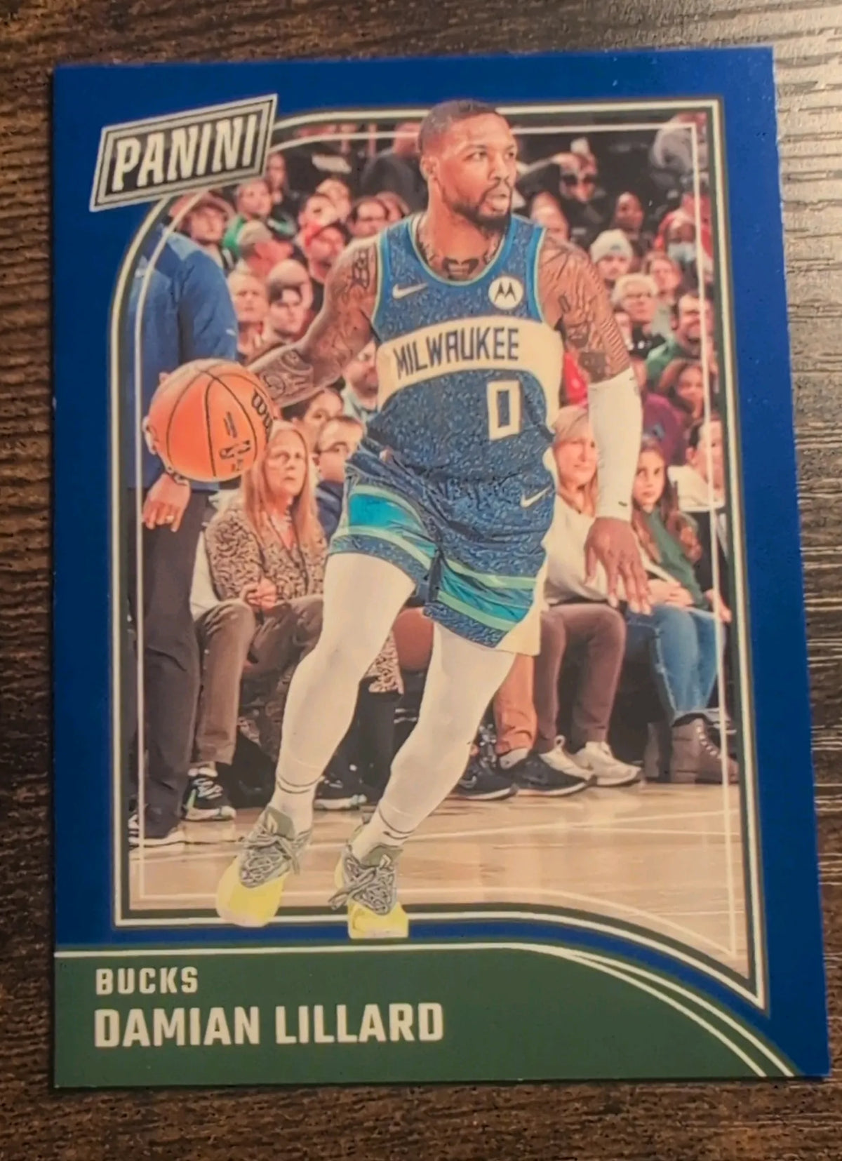 2024 Panini Damian Lillard #BK15 Blue 23/50 Milwaukee Bucks