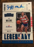 2020–21 Panini Contenders Jeff Malone Legendary Contenders Autograph #LC-JEF 090/199