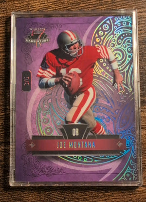 2026 Wild Card 7 Card Stud Joe Montana #7CCR-JM 3/6