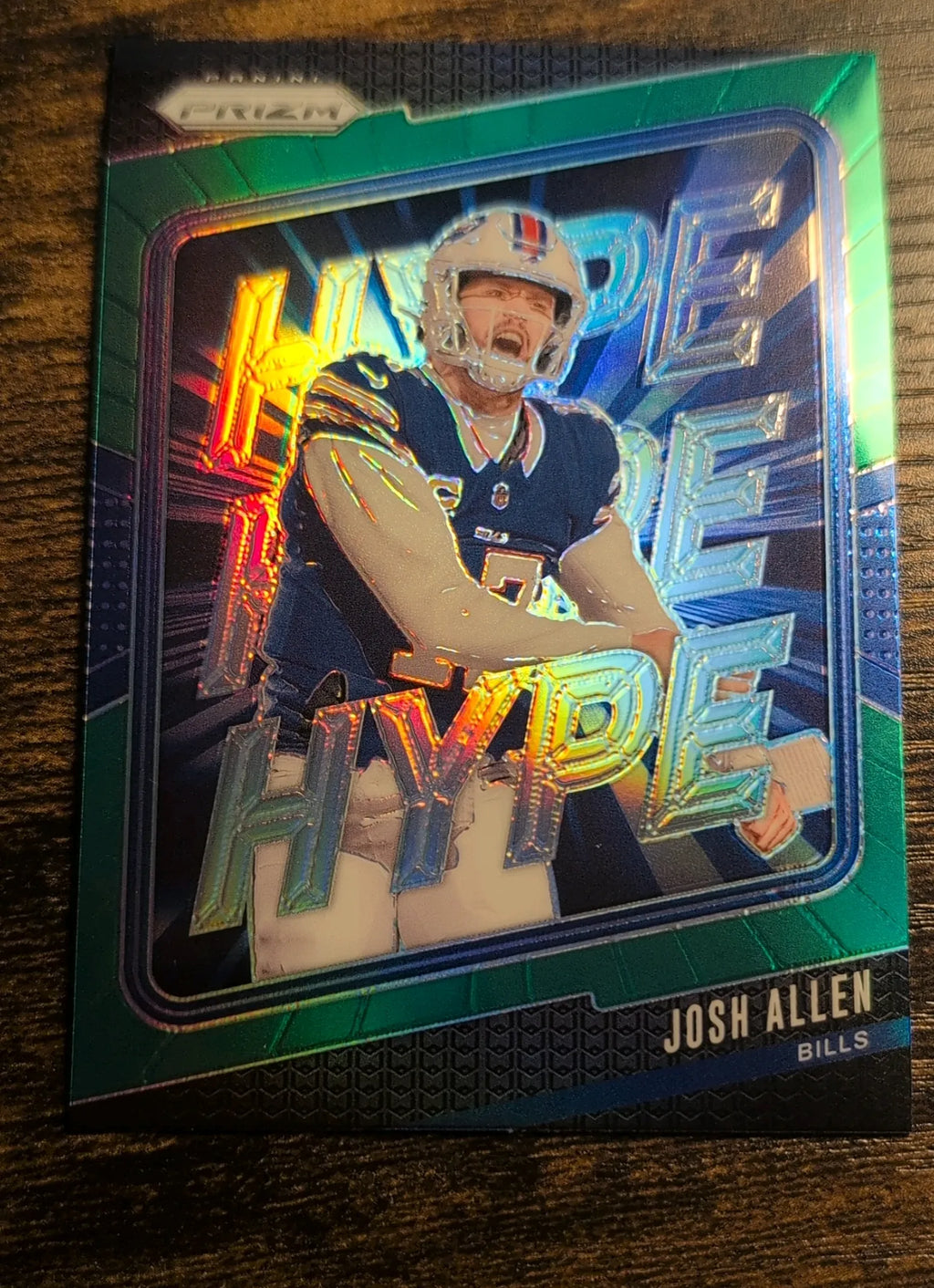 2024 Panini Prizm Josh Allen Hype #13 Green Prizm