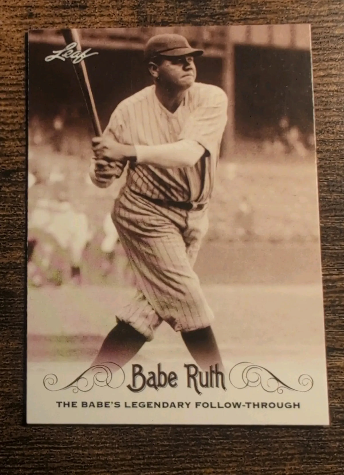 2016 Leaf Babe Ruth #69 The Babe’s Legendary Follow-Through
