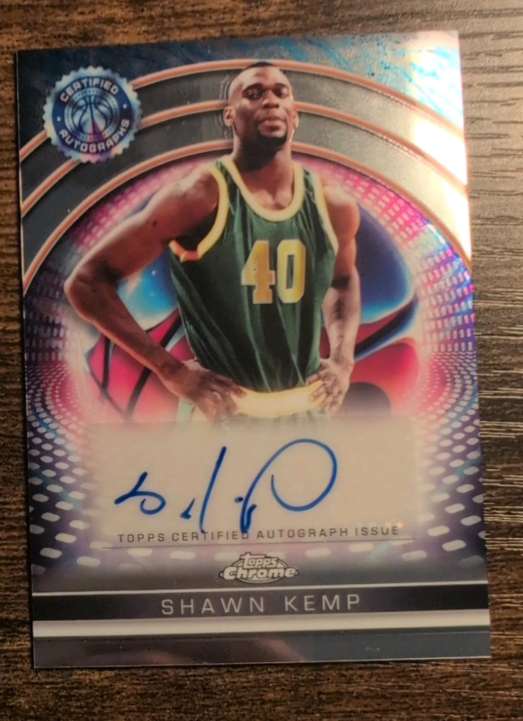 2024–25 Topps Chrome Shawn Kemp Certified Autograph #TCAI-SK